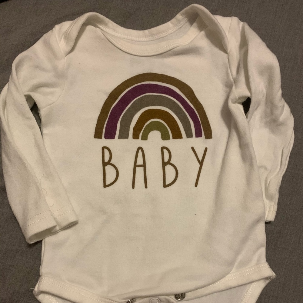 Rainbow baby bodysuit